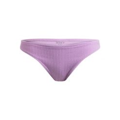 Dół od stroju kąpielowego ROXY Aruba Moderate. Fioletowe bikini Roxy, bez wzorów. Za 49.99 zł.