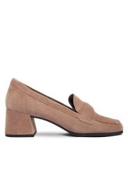 HÖGL Półbuty 0-184332 Beżowy. Brązowe półbuty wsuwane Högl, bez wzorów, ze skóry, bez obcasa, na obcasie. Za 749.99 zł.