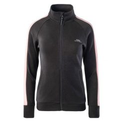 Bluza damska Iguana Salama W - czarno-różowa, Rozmiar S. Czarne bluzy IGUANA, m, bez wzorów, z bawełny, bez kaptura. W wyprzedaży za 95.99 zł.