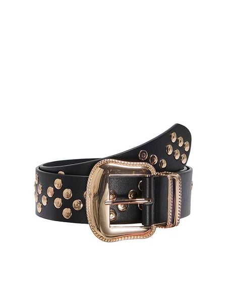 ONLY Pasek w kolorze czarnym rozmiar: 95. Czarne paski ONLY, bez wzorów, z materiału. Za 100.52 zł.