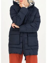 Blutsgeschwister Kurtka pikowana "Cloud Stepper" w kolorze granatowym rozmiar: M. Niebieskie kurtki Blutsgeschwister, m, bez wzorów, z puchu, bez kaptura. Za 287.84 zł.