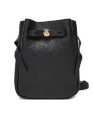 Tory Burch Torebka Romy Small 171002 Czarny. Czarne listonoszki Tory Burch, bez wzorów, ze skóry, bez dodatków. Za 1,589.00 zł.