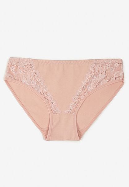 Różowe Bawełniane Majtki Figi Zdobione Koronką Erpolia. Czerwone figi Born2be, z aplikacjami, z bawełny. Za 5.99 zł.