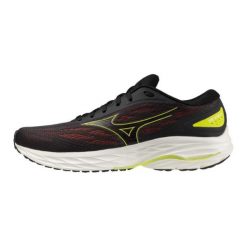 Buty Mizuno Wave Ultima 15 z amortyzacją Enerzy Foam. Czarne buty do biegania Mizuno, bez wzorów, bez zapięcia, do biegania, mizuno wave. Za 596.25 zł.