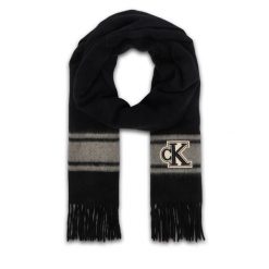 Szalik Calvin Klein. Czarne szaliki i kominy Calvin Klein, bez wzorów. Za 329.99 zł.