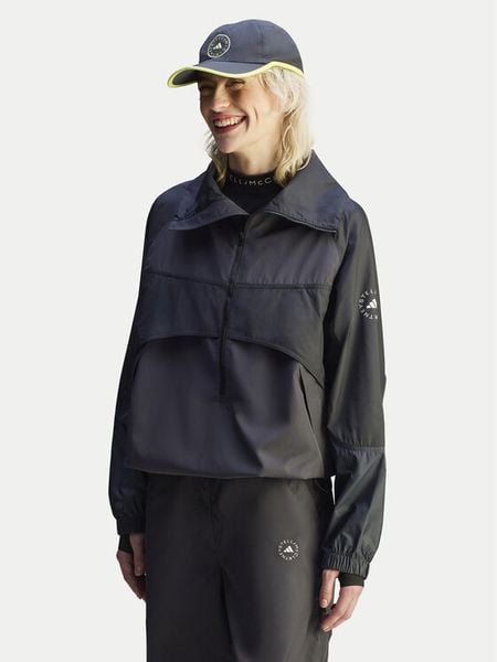 Adidas by Stella McCartney Kurtka anorak True Nature JG1066 Czarny Oversize. Czarne kurtki adidas by Stella McCartney, l, bez wzorów, z syntetyku, bez kaptura. Za 469.99 zł.