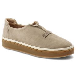 Mokasyny damskie Daniel Lopez, zamszowa cholewka wsuwany fason minimalistyczny design gruba elastyczna podeszwa okrągły nosek,beżowe, TT2D4084. Brązowe mokasyny Daniel Lopez, bez wzorów, z zamszu, z okrągłym noskiem. Za 289.00 zł.