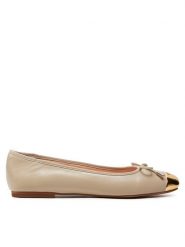 Liu Jo Baleriny Dafne 01 SF4089 PX460 Beżowy. Brązowe baleriny Liu Jo, bez wzorów, ze skóry, bez obcasa, bez zapięcia. Za 449.99 zł.
