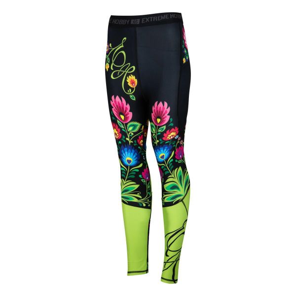 Legginsy sportowe damskie EXTREME HOBBY FOLK. Czarne bielizna termoaktywna damska EXTREME HOBBY, s, bez wzorów, z elastanu, do biegania. Za 229.00 zł.