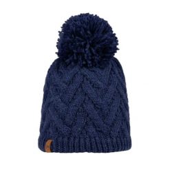 BUFF GORRO HAT CARYN - dzianinowa czapka zimowa azul denim. Niebieskie czapki zimowe Buff, bez wzorów, z denimu. Za 167.20 zł.