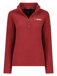 Geographical Norway Bluza polarowa w kolorze czerwonym rozmiar: XL. Czerwone bluzy bez kaptura Geographical Norway, xl, bez wzorów, z polaru, bez kaptura. Za 54.45 zł.
