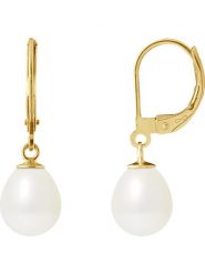 Pearline Złote kolczyki z perłami rozmiar: onesize. Białe kolczyki Pearline, z perłą, złote. Za 717.99 zł.