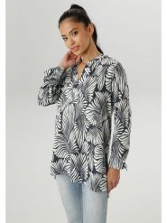 Aniston Bluzka w kolorze granatowo-białym rozmiar: 40. Białe bluzki Aniston, bez wzorów, z wiskozy, bez kołnierzyka, bez ramiączek. Za 65.54 zł.