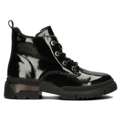 Botki Lakierowane Ocieplane Filippo DBT4173 BK czarne. Czarne botki Filippo, bez wzorów, z lakierowanej skóry, eleganckie, bez obcasa, na obcasie, bez zapięcia. Za 259.00 zł.