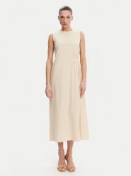 Weekend Max Mara Sukienka letnia Tenebre 2515621032 Écru Regular Fit. Sukienki Weekend Max Mara, xs, bez wzorów, z syntetyku, bez kołnierzyka, bez ramiączek. Za 899.99 zł.