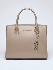 CXL by Christian Lacroix Skórzana torebka "Montaigne" w kolorze beżowym - 31 x 26 x 15 cm rozmiar: onesize. Brązowe torebki klasyczne CXL by Christian Lacroix, bez wzorów, z materiału, bez dodatków. Za 448.99 zł.