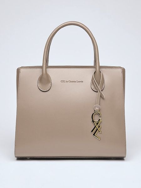 CXL by Christian Lacroix Skórzana torebka "Montaigne" w kolorze beżowym - 31 x 26 x 15 cm rozmiar: onesize. Brązowe torebki klasyczne CXL by Christian Lacroix, bez wzorów, z materiału, bez dodatków. Za 448.99 zł.