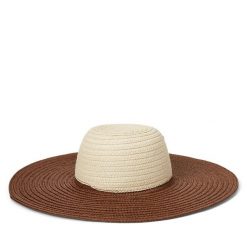 Kapelusz LAUREN RALPH LAUREN. Brązowe kapelusze Lauren Ralph Lauren, bez wzorów. Za 289.99 zł.