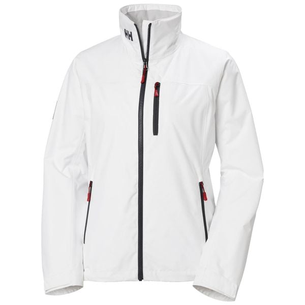 Damska kurtka wodoodporna Helly Hansen Crew 2. Niebieskie kurtki Helly Hansen, xl, z aplikacjami, z materiału, klasyczne, bez kaptura. Za 683.00 zł.