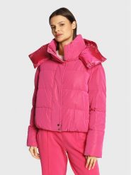 Patrizia Pepe Kurtka puchowa 2O0057/A182-M430 Różowy Regular Fit. Czerwone kurtki Patrizia Pepe, na zimę, m, bez wzorów, z puchu, bez kaptura. Za 979.99 zł.