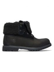 Timberland Skórzane botki w kolorze czarnym rozmiar: 38. Czarne botki Timberland, bez wzorów, z materiału, bez obcasa, bez zapięcia. Za 587.99 zł.