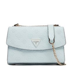 Torebka Guess. Niebieskie listonoszki Guess, z aplikacjami, bez dodatków. Za 389.99 zł.