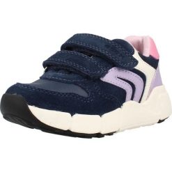 Buty GEOX B656NA 05422 B FLEXYPER MINI Niebieski. Niebieskie buty trekkingowe Geox, bez wzorów, z syntetyku, bez zapięcia, na fitness i siłownię. Za 239.99 zł.