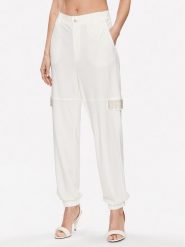 Liu Jo Sport Spodnie dresowe TA3156 J5942 Biały Regular Fit. Białe spodnie dresowe Liu Jo Sport, bez wzorów, z dresówki. Za 389.99 zł.