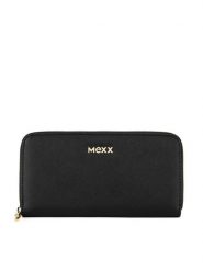 MEXX Portfel MEXX-W1-002-AW24 Czarny. Czarne portfele Mexx, bez wzorów, z tworzywa sztucznego. Za 89.99 zł.