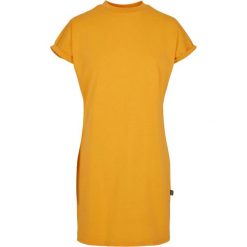 Tęczowa Koszulka Damska. Brązowe sukienki Urban Classics, xl, bez wzorów, sportowe, bez kołnierzyka, bez ramiączek, sportowe. Za 97.99 zł.