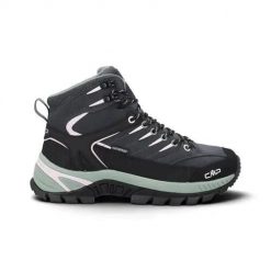 Buty trekkingowe damskie CMP Rigel 2.0 MID. Szare trekkingi CMP, bez wzorów, z materiału, za kostkę, bez zapięcia, trekkingowe. Za 585.00 zł.