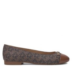 Baleriny MICHAEL Michael Kors. Brązowe baleriny MICHAEL Michael Kors, bez wzorów, bez obcasa, bez zapięcia. Za 519.99 zł.
