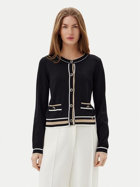 Artigli Kardigan ACMA001909 Czarny Regular Fit. Czarne swetry Artigli, l, bez wzorów, z syntetyku, bez ramiączek. Za 199.99 zł.