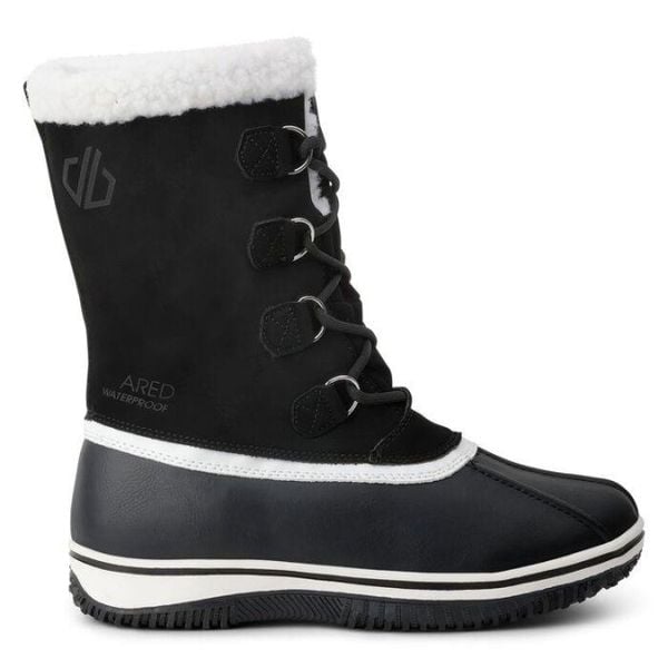 Damskie buty zimowe Dare 2B Northstar. Białe buty trekkingowe Dare 2b, na zimę, z nubiku, bez zapięcia. Za 397.45 zł.