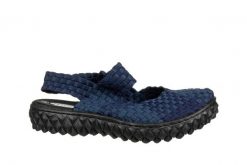 Sandały Rock Over Sandal Deep Blue 032040, Granatowy, Materiał - 38. Niebieskie sandały Rock Spring, bez wzorów, z materiału, rockowe, bez obcasa, bez zapięcia. W wyprzedaży za 164.99 zł.