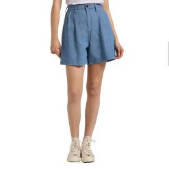 SPÓDNICA LEE Stella Pleated Short LIGHT LINNEN L37ANBYK 112107957. Spódnice Lee, l, bez wzorów. Za 169.99 zł.