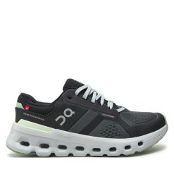 Buty do biegania On. Szare buty treningowe On, bez wzorów, bez zapięcia, do biegania. Za 599.99 zł.