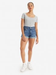 Levi's Szorty dżinsowe "501" w kolorze niebieskim rozmiar: W25. Niebieskie szorty Levi's, z aplikacjami, z bawełny, klasyczne. Za 91.95 zł.