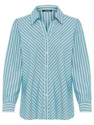 Olsen Bluzka w kolorze turkusowym rozmiar: 40. Niebieskie bluzki Olsen, bez wzorów, bez kołnierzyka, bez ramiączek. Za 95.99 zł.