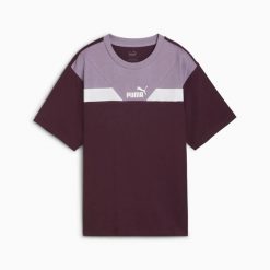 Koszulka damska Puma POWER RELAXED fioletowa 68164544 r S. Fioletowe t-shirty sportowe Puma, l, bez wzorów, z gumy, bez ramiączek. Za 92.08 zł.