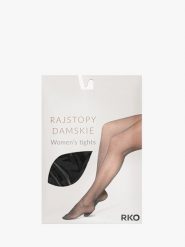 Czarne rajstopy damskie 30 den RAJSTOPY 30 DEN. Czarne rajstopy Ryłko, bez wzorów, z bawełny. Za 39.99 zł.