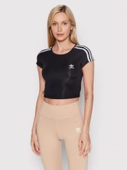 Adidas T-Shirt adicolor Classics 3-Stripes HM4710 Czarny Slim Fit. Czarne t-shirty adidas, bez wzorów, z syntetyku, bez kołnierzyka, bez ramiączek. Za 69.99 zł.