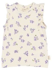 Petit Piao Top w kolorze kremowym rozmiar: 86. Brązowe topy Petit Piao, bez wzorów, z bawełny, bez kołnierzyka, bez ramiączek. Za 43.99 zł.