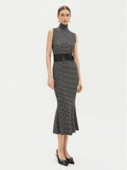 NORMA KAMALI Sukienka codzienna KK3243PLA63665 Szary Slim Fit. Szare sukienki Norma Kamali, na co dzień, s, bez wzorów, z syntetyku, bez kołnierzyka, bez ramiączek, proste. Za 929.99 zł.