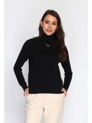 C& Jo Golf w kolorze czarnym rozmiar: 40. Czarne swetry C& Jo, bez wzorów, z kaszmiru, klasyczne, bez ramiączek. Za 156.61 zł.