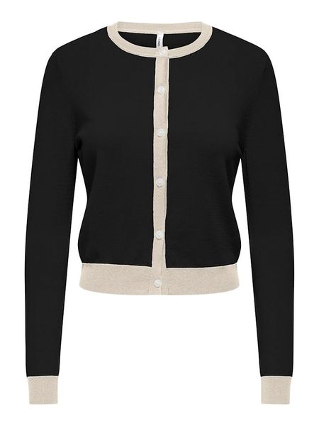 ONLY Kardigan w kolorze czarnym rozmiar: M. Czarne swetry ONLY, m, bez wzorów, bez ramiączek. Za 114.95 zł.