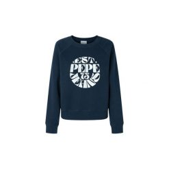 Kardigan damski Pepe Jeans Elena. Białe swetry Pepe Jeans, na zimę, uniwersalny, bez wzorów, z jeansu, eleganckie, bez ramiączek. Za 340.75 zł.