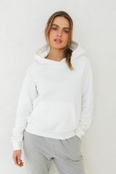 BLUZA RITA ECRU S - Flawless. Bluzy Flawless, na zimę, l, bez wzorów, z bawełny, bez ramiączek, bez kaptura. Za 339.00 zł.