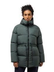 Jack Wolfskin Kurtka puchowa w kolorze zielonym rozmiar: XS. Zielone kurtki Jack Wolfskin, xs, bez wzorów, z puchu, bez kaptura. Za 669.63 zł.