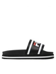 Fila Klapki Morro Bay Zeppa FFW0048.80010 Czarny. Czarne klapki Fila, bez wzorów, ze skóry, bez obcasa, bez zapięcia. Za 119.99 zł.